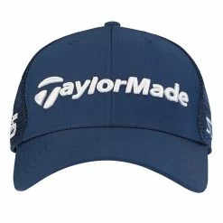 TaylorMade Tour Cage Fitted Hat -Golf Sales Store taylormade tour cage fitted hat navy 03 37220.1677783781