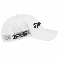 TaylorMade Tour Cage Fitted Hat -Golf Sales Store taylormade tour cage fitted hat white 03 13206.1677783779