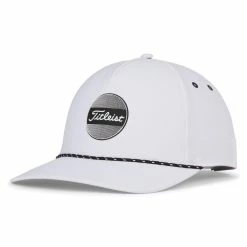 Titleist Boardwalk Rope Hat -Golf Sales Store titleist boardwalk rope hat white black 01 99468.1676587187