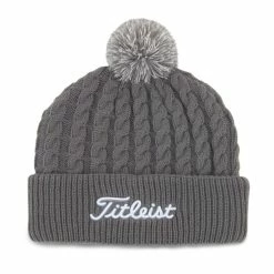 Titleist Cable Knit Pom Pom Beanie 14 Titleist Cable Knit Pom Pom Beanie -Golf Sales Store titleist cable knit pom pom beanie gray white 01 37918.1636747906