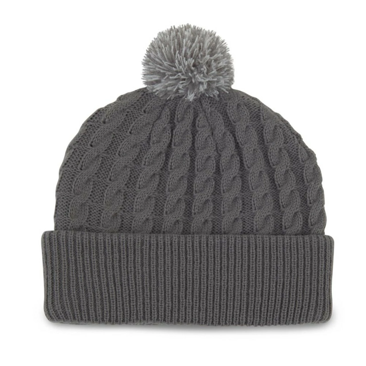 Titleist Cable Knit Pom Pom Beanie 7 Titleist Cable Knit Pom Pom Beanie - Image 5