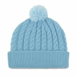 Titleist Cable Knit Pom Pom Beanie 18 Titleist Cable Knit Pom Pom Beanie -Golf Sales Store titleist cable knit pom pom beanie sky white 02 81168.1636747906