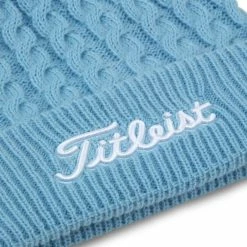 Titleist Cable Knit Pom Pom Beanie 19 Titleist Cable Knit Pom Pom Beanie -Golf Sales Store titleist cable knit pom pom beanie sky white 03 46176.1636747907
