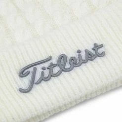 Titleist Cable Knit Pom Pom Beanie 13 Titleist Cable Knit Pom Pom Beanie -Golf Sales Store titleist cable knit pom pom beanie white gray 03 46375.1636747906
