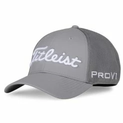Titleist Tour Sports Mesh Hat -Golf Sales Store titleist tour sports mesh hat gray white 01 34403.1644606701