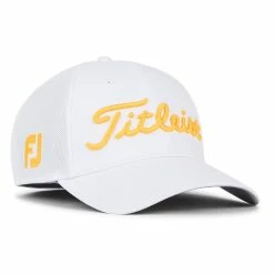 Titleist Tour Sports Mesh Hat -Golf Sales Store titleist tour sports mesh hat white mango 02 54493.1644606701