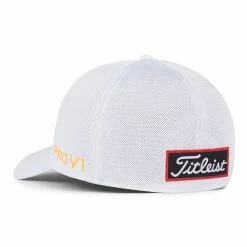 Titleist Tour Sports Mesh Hat -Golf Sales Store titleist tour sports mesh hat white mango 03 81784.1644606701