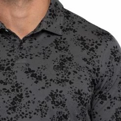 Travis Mathew A Little Spice Polo -Golf Sales Store travis mathew a little spice polo heather forged iron 03 43481.1678472880