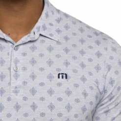 Travis Mathew Atole Polo -Golf Sales Store travis mathew atole polo heather light grey 03 91789.1678478281