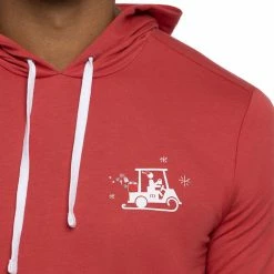 Travis Mathew Chestnuts Roasting Hoodie -Golf Sales Store travis mathew chestnuts roasting hoodie heather red 04 00600.1671651374