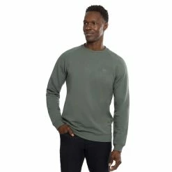 Travis Mathew Cloud OG 3.0 Crewneck -Golf Sales Store travis mathew cloud og 3 jacket balsam green 01 66135.1671650833