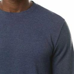 Travis Mathew Cloud Waffle Crew -Golf Sales Store travis mathew cloud waffle crew vintage indigo 03 85227.1671651517