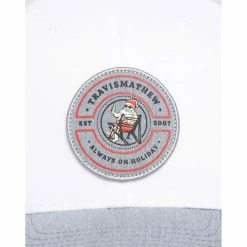Travis Mathew Holiday SZN Hat -Golf Sales Store travis mathew holiday szn hat white 04 70769.1671651628