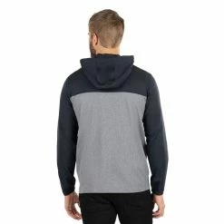Travis Mathew Lantern Light Quarter Zip Hoodie -Golf Sales Store travis mathew lantern light quarter zip hoodie black 03 77349.1671653576