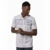 Travis Mathew Make Camp Polo -Golf Sales Store travis mathew make camp polo heather light grey 01 68441.1676581674