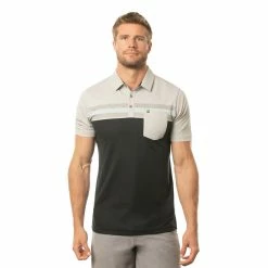 Travis Mathew Salad Days Polo -Golf Sales Store travis mathew salad days polo heather light grey 01 08409.1676589034
