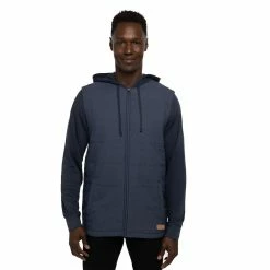 Travis Mathew Scavenger Jacket -Golf Sales Store travis mathew scavenger full zip hoodie heather navy 01 77342.1676595533