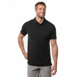 Travis Mathew The Heater Polo -Golf Sales Store travis mathew the heater polo black 01 79410.1676592811