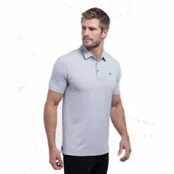 Travis Mathew The Heater Polo -Golf Sales Store travis mathew the heater polo heather microchip 03 00946.1676580676