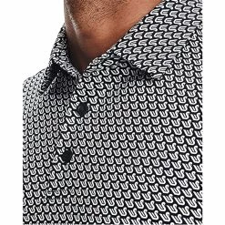 Under Armour Playoff Swans Print Polo -Golf Sales Store under armour playoff swans print polo white 03 92933.1668194879