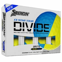 Srixon Q Star Tour Divide Golf Balls - Yellow/Blue