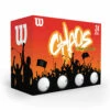 Wilson Chaos Golf Ball - White 24 Pack